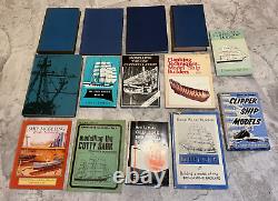 Collection unique de 14 livres sur les modèles de bateaux à voile (2 300 pages au total)