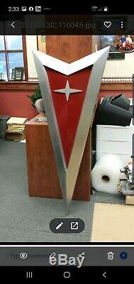 Concessionnaire Pontiac Arrowhead Sign One Of A Kind