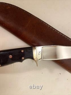 Couteau à lame fixe unique fait sur mesure, Custom DM Knife 1993
