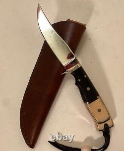 Couteau à lame fixe unique fait sur mesure, Custom DM Knife 1993