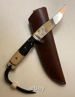 Couteau à lame fixe unique fait sur mesure, Custom DM Knife 1993