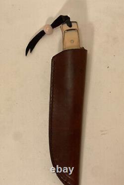 Couteau à lame fixe unique fait sur mesure, Custom DM Knife 1993
