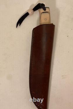 Couteau à lame fixe unique fait sur mesure, Custom DM Knife 1993