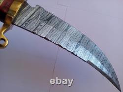 Couteau pirate en damas unique en son genre