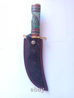 Couteau pirate en damas unique en son genre