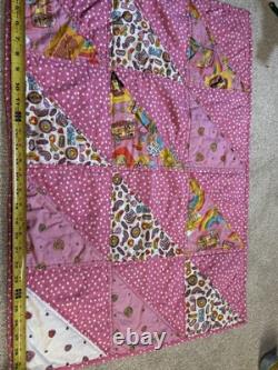 Couverture Barbie faite à la main Patchwork Collection Unique en son genre