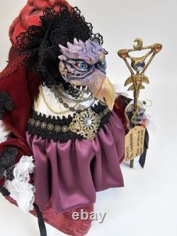 Cristal Obscur Skeksis Le Chambellan UNIQUE Fait Main Jim Henson Greenman