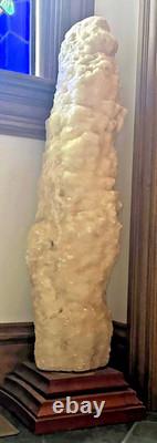 Cristal de stalagmite vieux de 2800 ans, rare, unique trésor, gemme, artefact unique en son genre