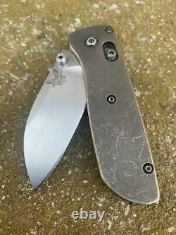 Custom One Of A Kind Benchmade Bugout Knife Par Blade Chops