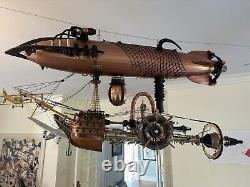 Dirigeable Steampunk - unique en son genre