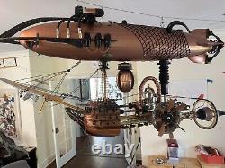 Dirigeable Steampunk - unique en son genre