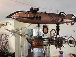 Dirigeable Steampunk - unique en son genre