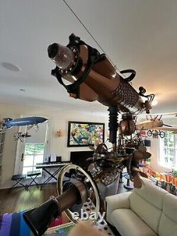 Dirigeable Steampunk - unique en son genre