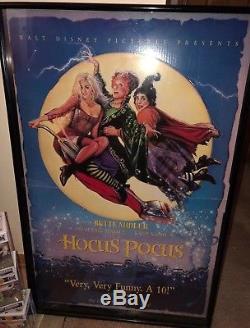 Disney Hocus Pocus Affiche 3d Originale De Film Authentique 1993 Unique En Son Genre