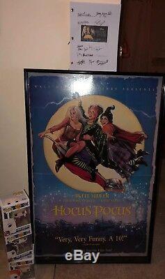Disney Hocus Pocus Affiche 3d Originale De Film Authentique 1993 Unique En Son Genre