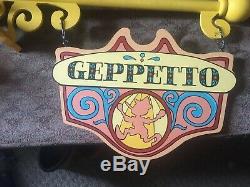 Disney Store Display Prop Pinocchio- Geppetto - Signe D'atelier