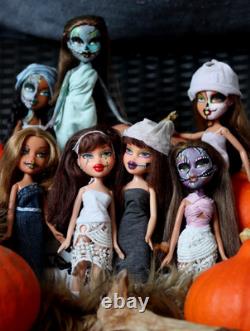 Dolls Bratz OOAK Halloween Repeintes à la main Lot Effrayant 3