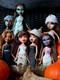 Dolls Bratz Ooak Halloween Repeintes à La Main Lot Effrayant 3