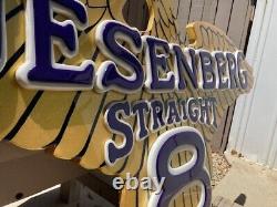 ÉNORME ! Un panneau unique Duesenberg Straight 8 ! 6 PIEDS DE LARGE ! Aspect 3D