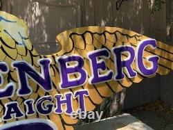 ÉNORME ! Un panneau unique Duesenberg Straight 8 ! 6 PIEDS DE LARGE ! Aspect 3D