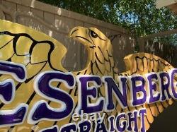 ÉNORME ! Un panneau unique Duesenberg Straight 8 ! 6 PIEDS DE LARGE ! Aspect 3D