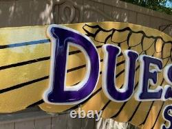 ÉNORME ! Un panneau unique Duesenberg Straight 8 ! 6 PIEDS DE LARGE ! Aspect 3D