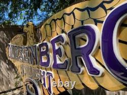 ÉNORME ! Un panneau unique Duesenberg Straight 8 ! 6 PIEDS DE LARGE ! Aspect 3D