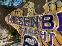 ÉNORME ! Un panneau unique Duesenberg Straight 8 ! 6 PIEDS DE LARGE ! Aspect 3D