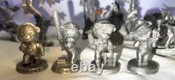ENORME lot vintage de 14 figurines en étain mélangé RARE et unique à saisir