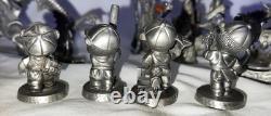 ENORME lot vintage de 14 figurines en étain mélangé RARE et unique à saisir
