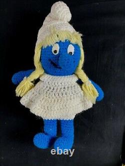 Édition limitée / unique jamais publiée Vanity Smurfette faite à la main