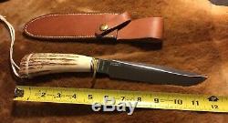 Effingham Blackjack Knives Stag # 1-7 Couteau Hunter Classique Un Seul Type De Mib