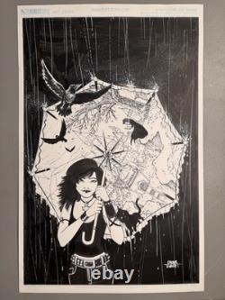 Emma Kubert Mort Les Crayons Et Encres Originaux De The Sandman Signé Unique En Son Genre