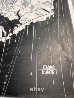 Emma Kubert Mort Les Crayons Et Encres Originaux De The Sandman Signé Unique En Son Genre