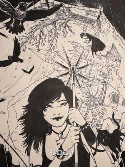 Emma Kubert Mort Les Crayons Et Encres Originaux De The Sandman Signé Unique En Son Genre