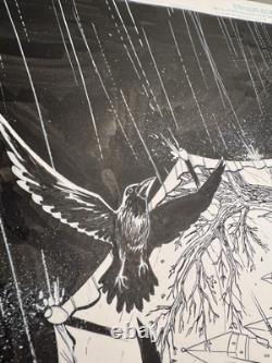 Emma Kubert Mort Les Crayons Et Encres Originaux De The Sandman Signé Unique En Son Genre