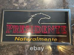 Enseigne lumineuse rare Neon Presidente (Prototype unique)