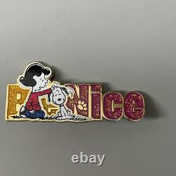 Extrêmement rare ? Soyez gentil, pin’s Peanuts édition limitée, très rare, derniers exemplaires, paillettes