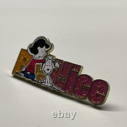 Extrêmement rare ? Soyez gentil, pin’s Peanuts édition limitée, très rare, derniers exemplaires, paillettes