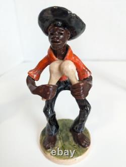 FIGURINES ETHNIQUES COLLECTIBLES PEINTES À LA MAIN RARES ET UNIQUE DE ST. CROIX USVI