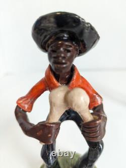 FIGURINES ETHNIQUES COLLECTIBLES PEINTES À LA MAIN RARES ET UNIQUE DE ST. CROIX USVI