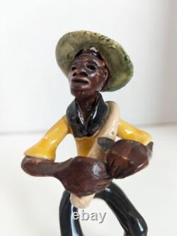 FIGURINES ETHNIQUES COLLECTIBLES PEINTES À LA MAIN RARES ET UNIQUE DE ST. CROIX USVI