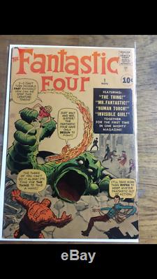 Fantastic Four 1 Signé De Stan Lee Halo Cgc