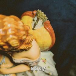 Femme Enfant Mollica 11 Italie Figurine Unique Jamais Une Lampe Et Signée