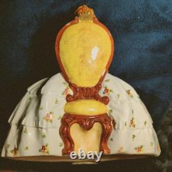 Femme Enfant Mollica 11 Italie Figurine Unique Jamais Une Lampe Et Signée