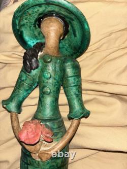 Figurine de Femme en Porcelaine Abstraite Vintage, Possiblement Unique