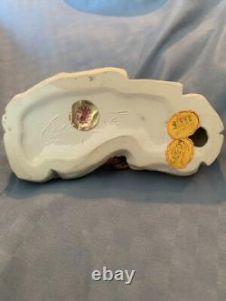 Figurine de lion Capodimonte – RARE, unique en son genre