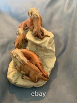 Figurine de lion Capodimonte – RARE, unique en son genre