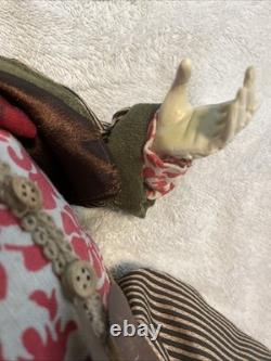 Figurine de tête de citrouille unique 20 Halloween, pièce unique