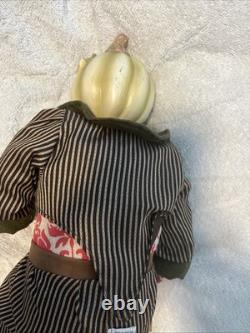 Figurine de tête de citrouille unique 20 Halloween, pièce unique